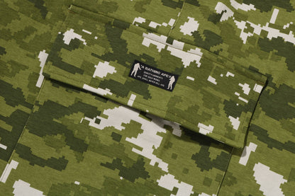 BAPE MULTI PIXEL CAMO BAPE STA LOGO 寬鬆版迷彩短褲