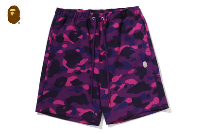 BAPE 彩色迷彩金屬猿頭鬆身短褲