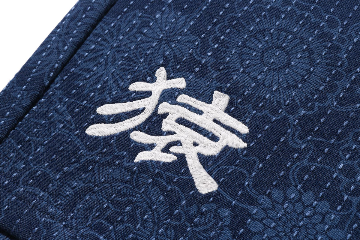 BAPE JAPANESE INDIGO ART CAMO 寬鬆版短褲