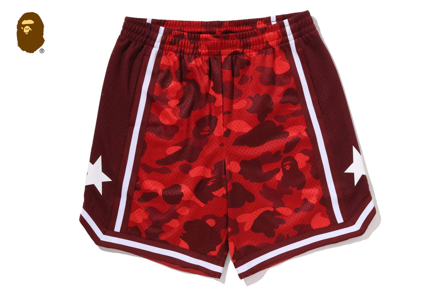 BAPE COLOR CAMO MESH RELAXED FIT SHORTS