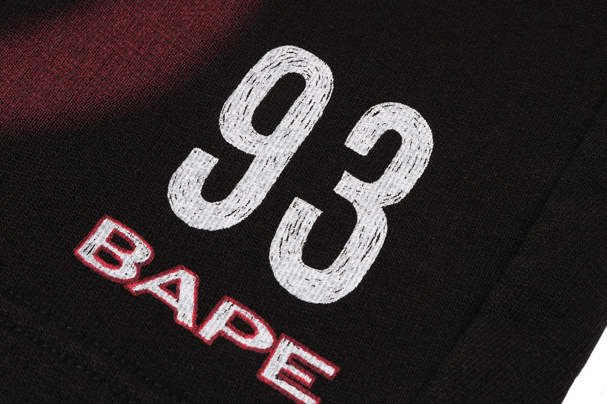 BAPE HEAVY WASH 手繪足球標誌寬鬆版短褲