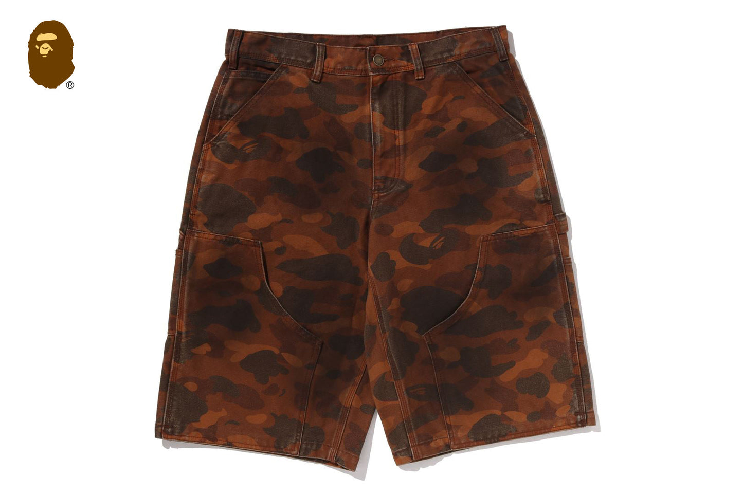 BAPE SOLID 1ST CAMO GARMENT DYED 寬鬆版工作短褲