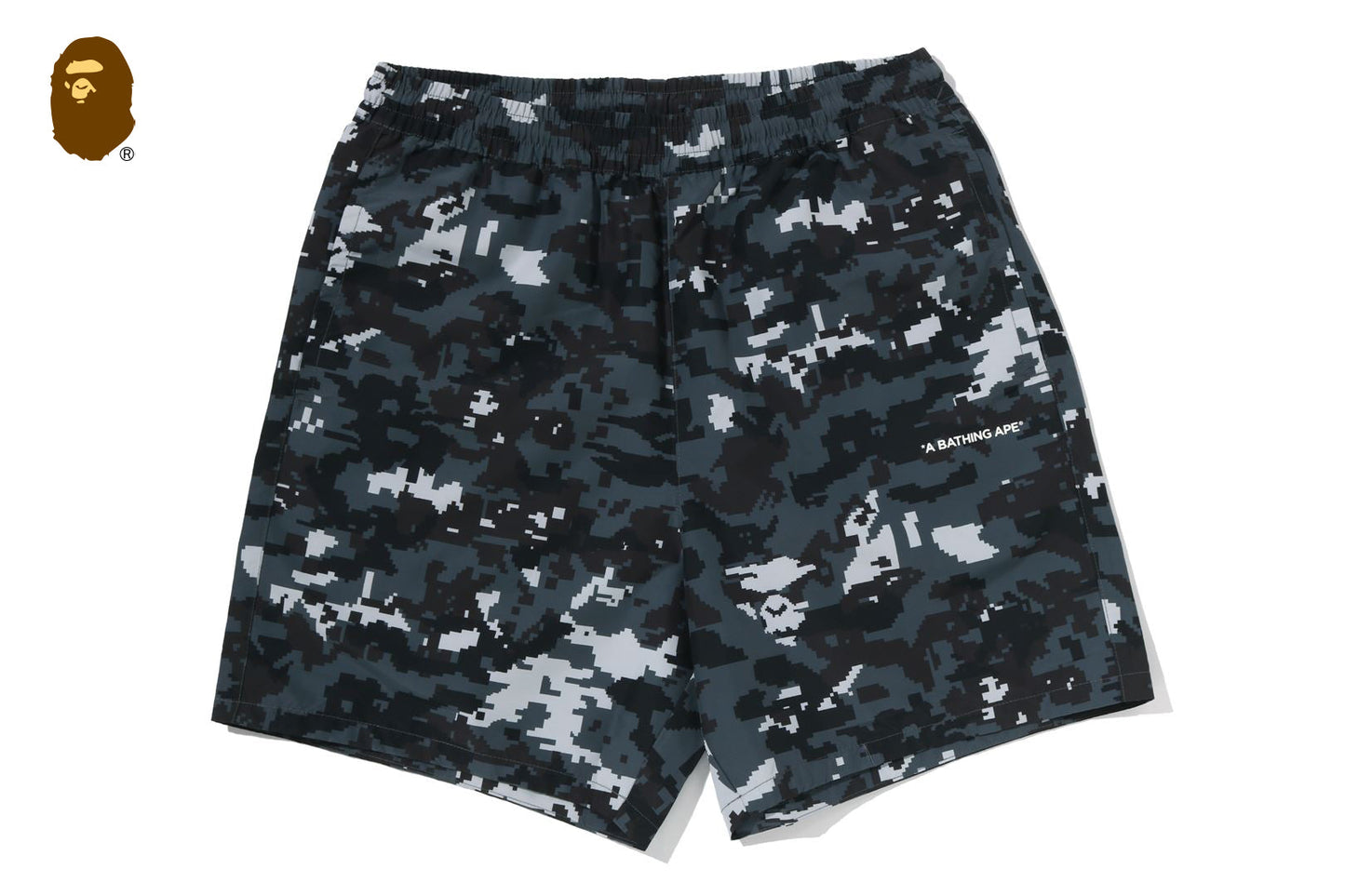BAPE MULTI PIXEL CAMO 放鬆版海灘短褲