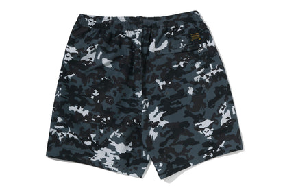 BAPE MULTI PIXEL CAMO 放鬆版海灘短褲