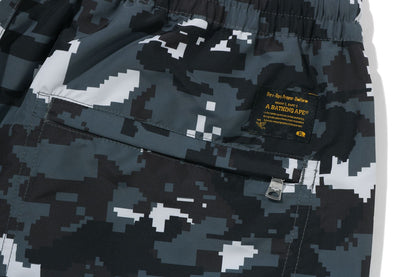 BAPE MULTI PIXEL CAMO 放鬆版海灘短褲