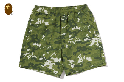 BAPE MULTI PIXEL CAMO 放鬆版海灘短褲