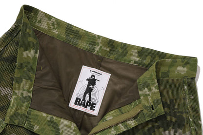 BAPE MULTI PIXEL CAMO CARGO RELAXED FIT SHORTS