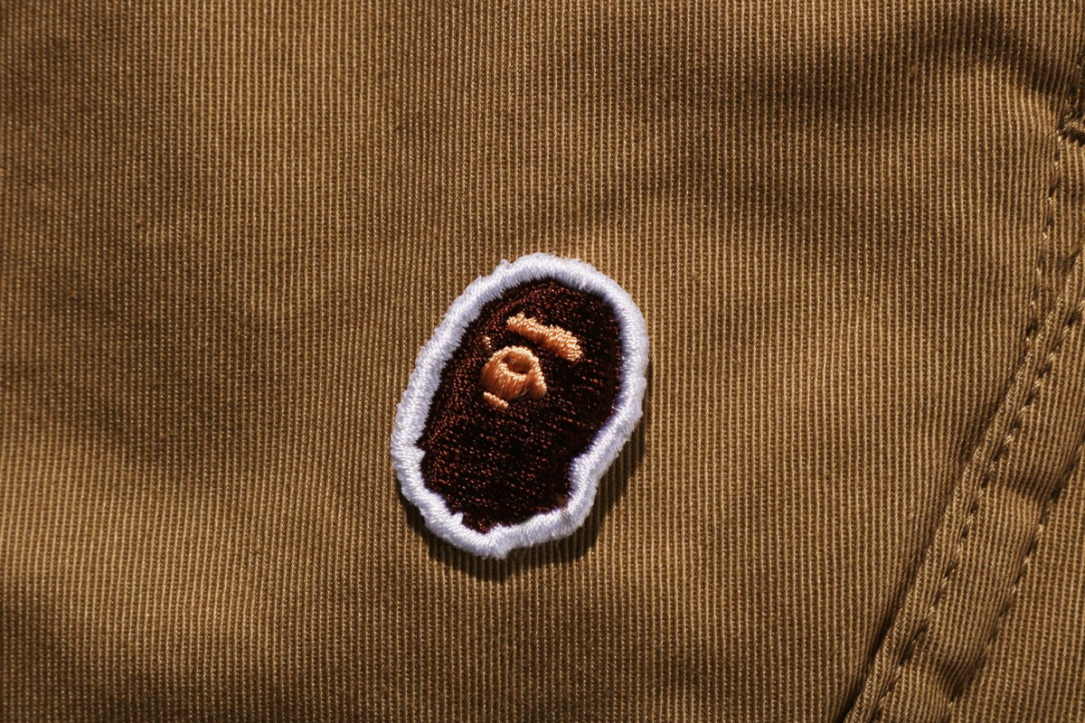 BAPE ONE POINT ELASTICATED RELAXED FIT SHORTS