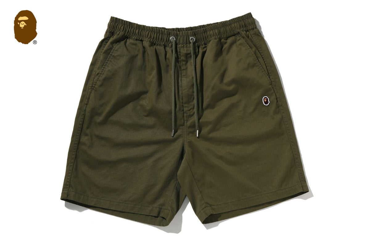 BAPE ONE POINT ELASTICATED RELAXED FIT SHORTS