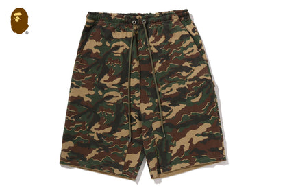 BAPE GLITCH WOODLAND CAMO 雙膝放鬆版運動短褲