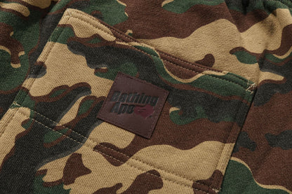 BAPE GLITCH WOODLAND CAMO 雙膝放鬆版運動短褲