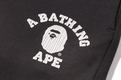 BAPE 復古洗水大學運動短褲