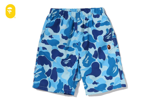 BAPE ABC CAMO APE HEAD ONE POINT BEACH SHORTS