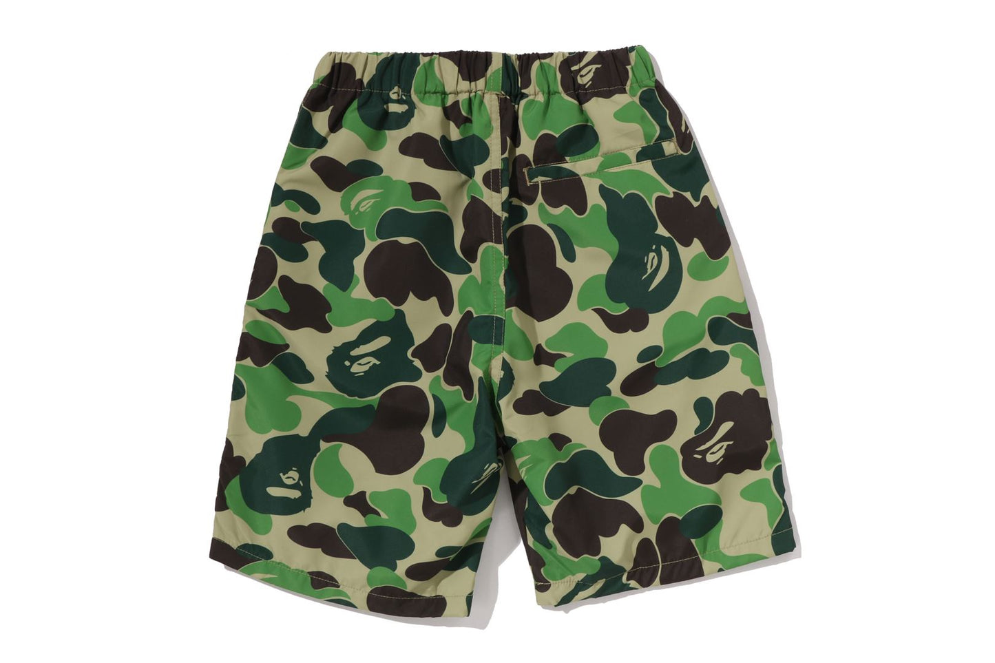 BAPE ABC CAMO APE HEAD ONE POINT BEACH SHORTS