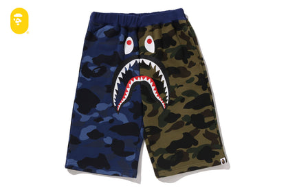 BAPE SPLIT CAMO SHARK 短版運動褲
