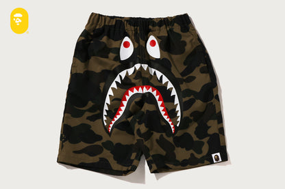 BAPE 1ST CAMO SHARK BEACH SHORTS