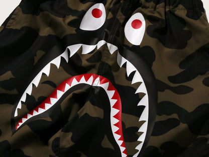 BAPE 1ST CAMO SHARK BEACH SHORTS