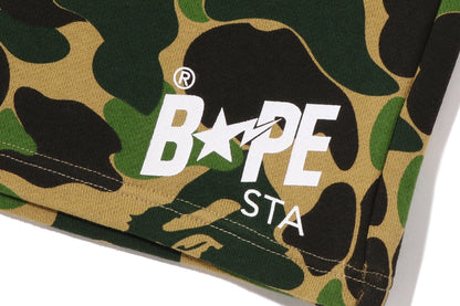 BAPE ABC CAMO BAPE STA LOGO SWEAT JORTS