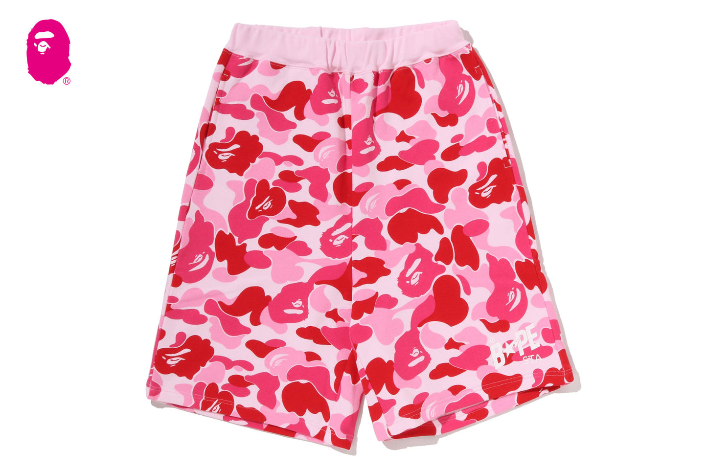 BAPE ABC CAMO BAPE STA LOGO SWEAT JORTS