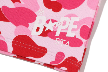 BAPE ABC CAMO BAPE STA LOGO SWEAT JORTS