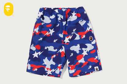 BAPE STA STRIKE CAMO 沙灘短褲