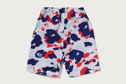BAPE STA STRIKE CAMO 沙灘短褲