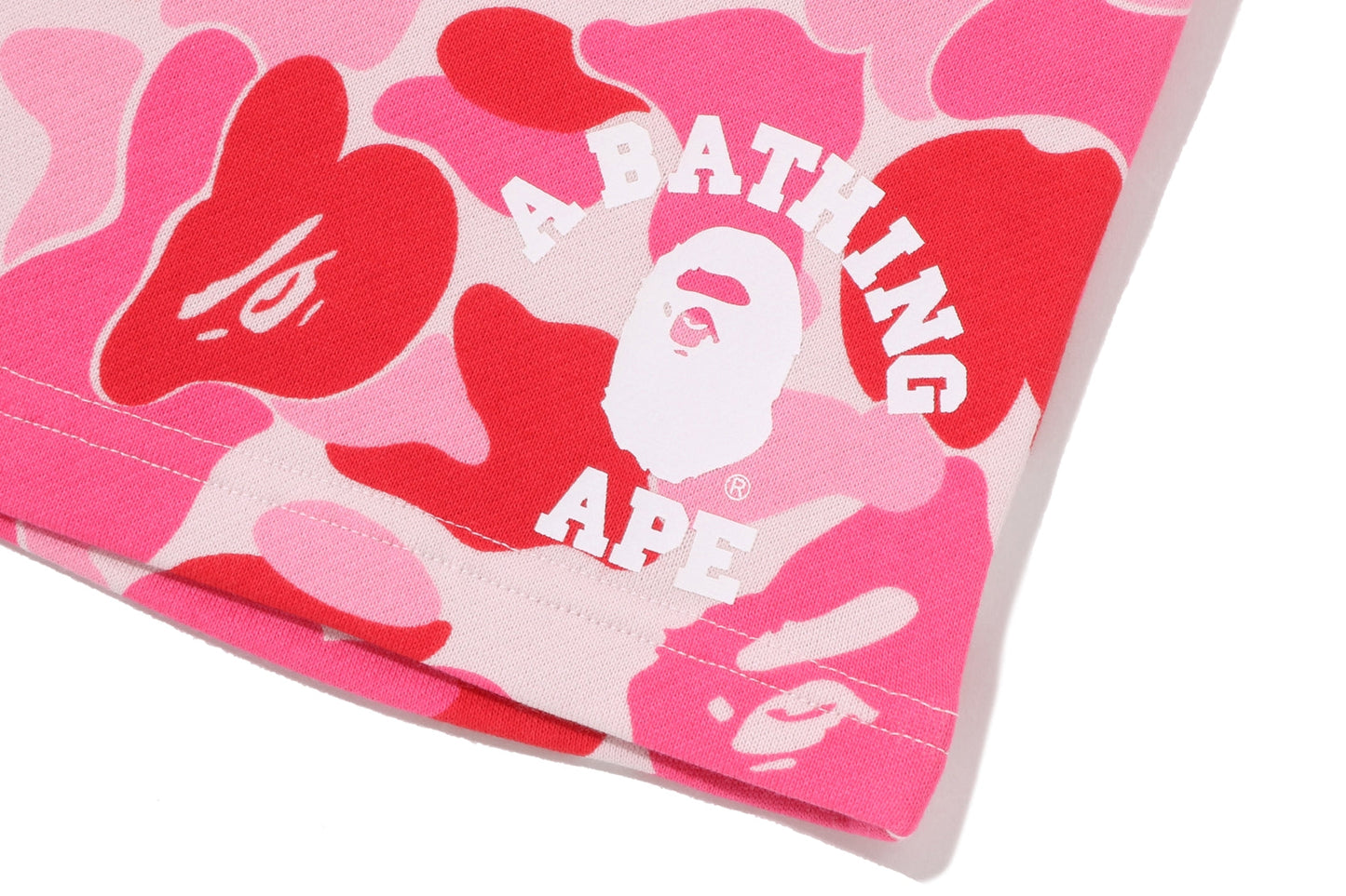 BAPE ABC CAMO 大學風短褲