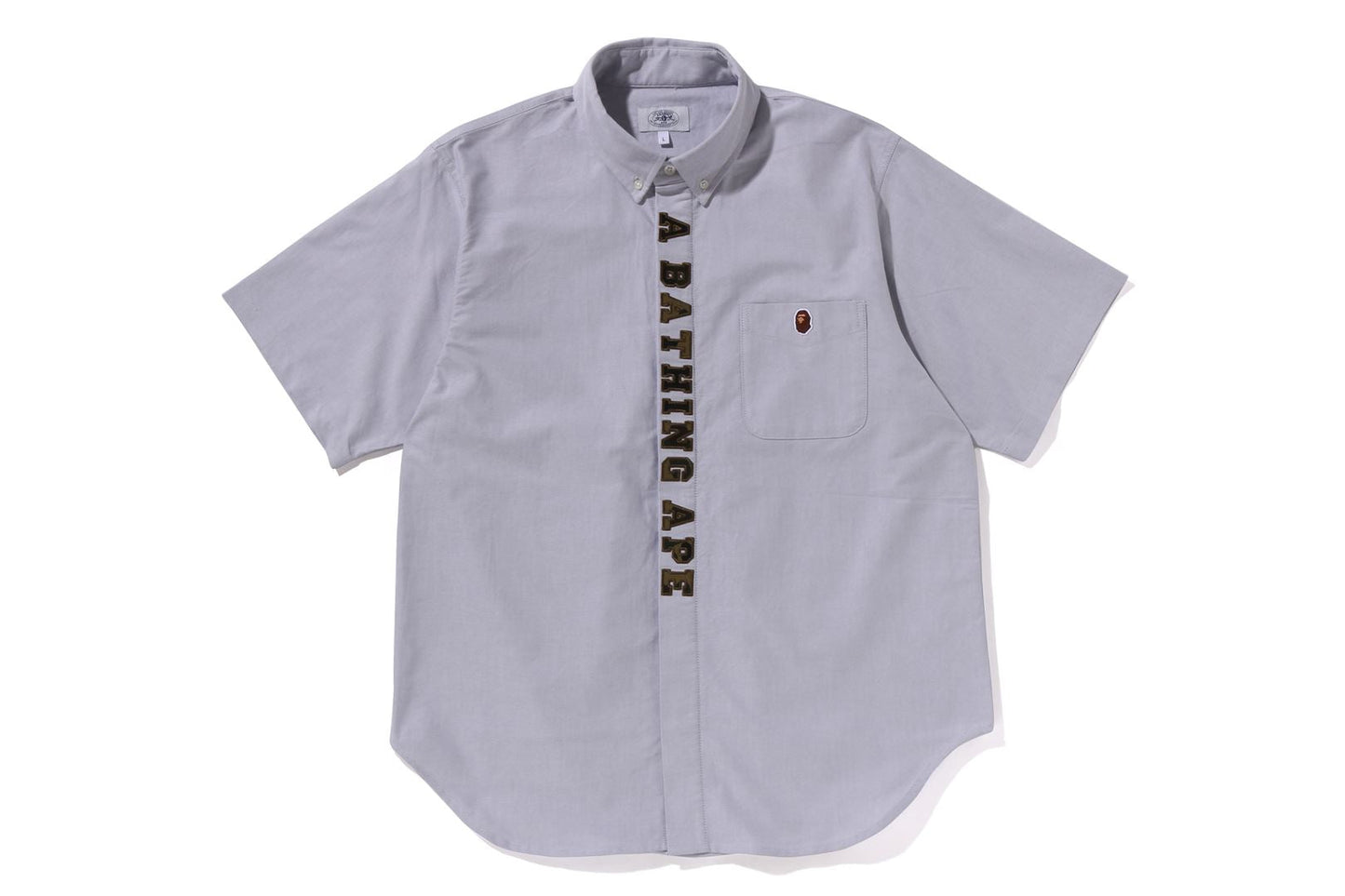 BAPE 1ST CAMO APPLIQUE OXFORD BD SHIRT