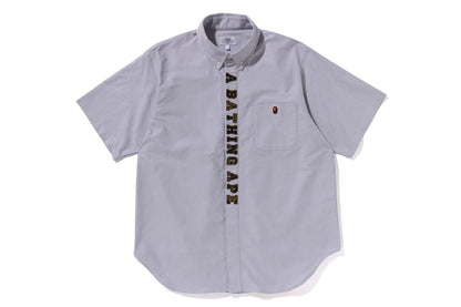 BAPE 1ST CAMO APPLIQUE OXFORD BD SHIRT