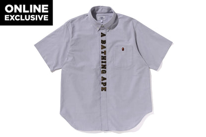BAPE 1ST CAMO APPLIQUE OXFORD BD SHIRT