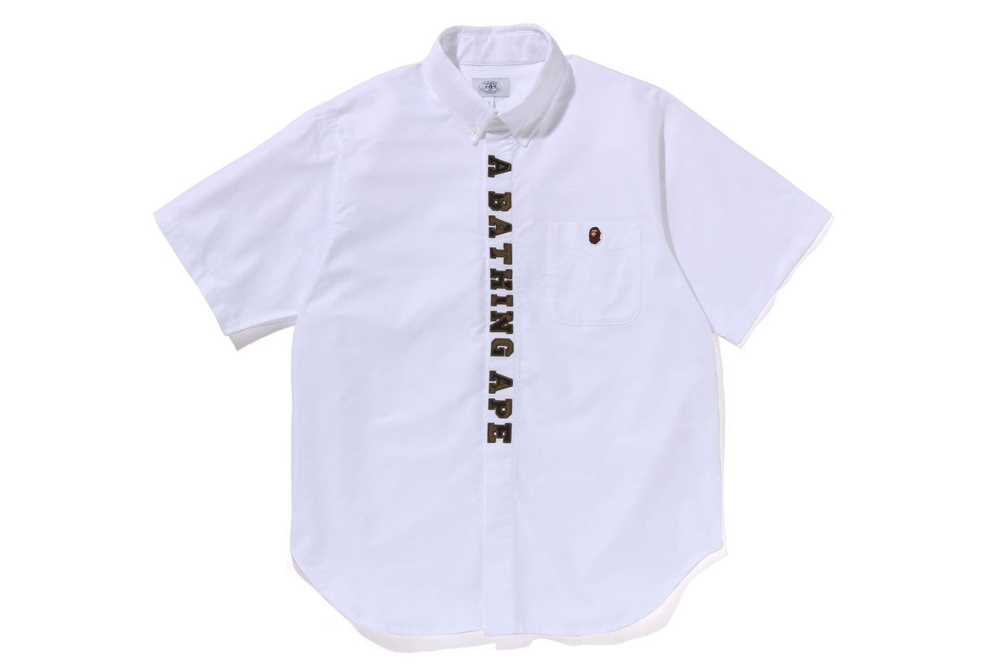 BAPE 1ST CAMO APPLIQUE OXFORD BD SHIRT