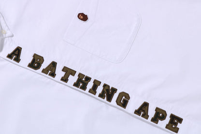 BAPE 1ST CAMO APPLIQUE OXFORD BD SHIRT