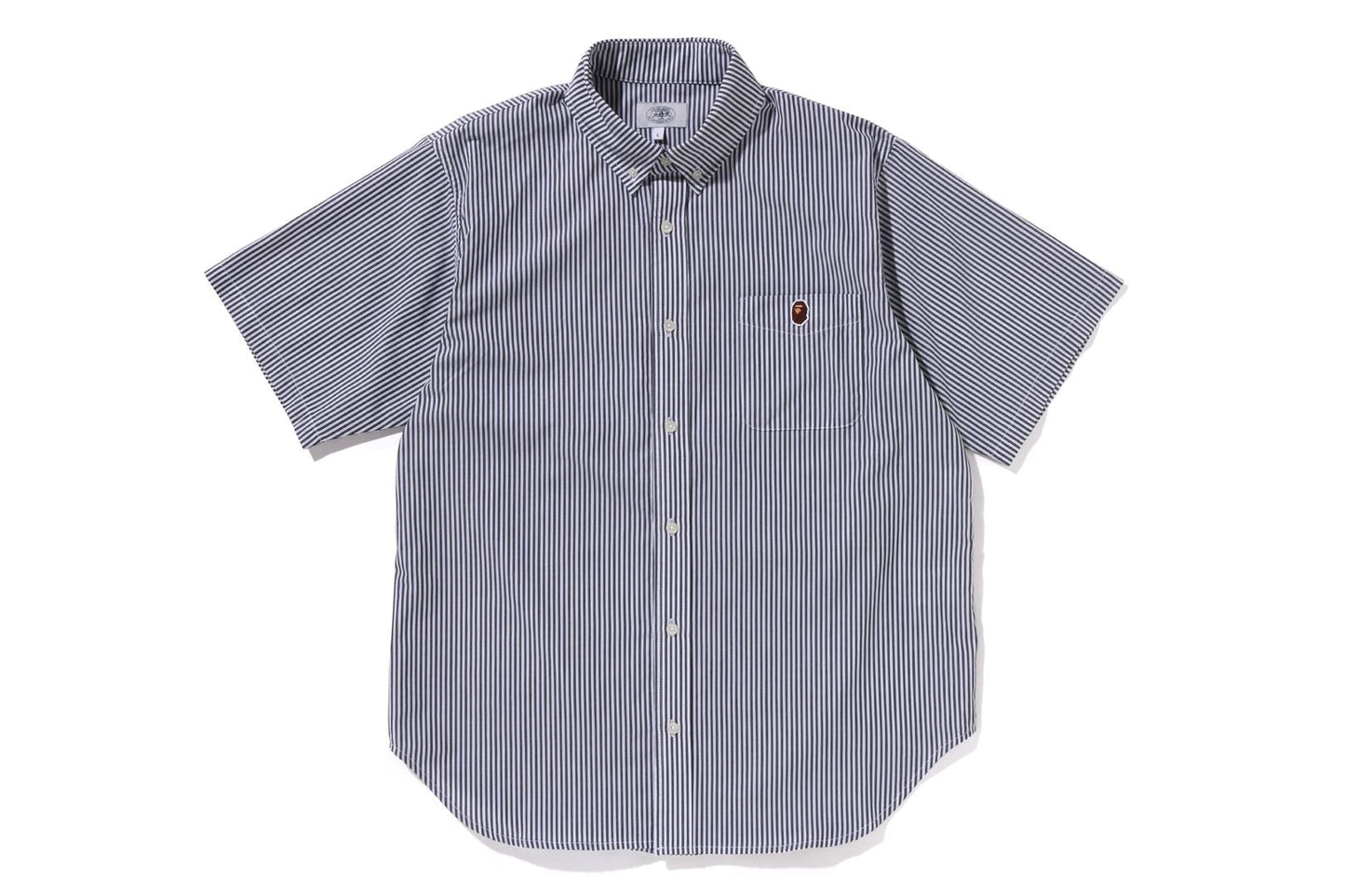BAPE ONE POINT STRIPE BD SHIRT