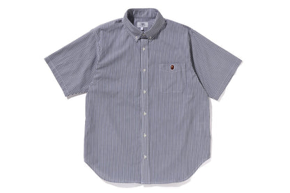BAPE ONE POINT STRIPE BD SHIRT
