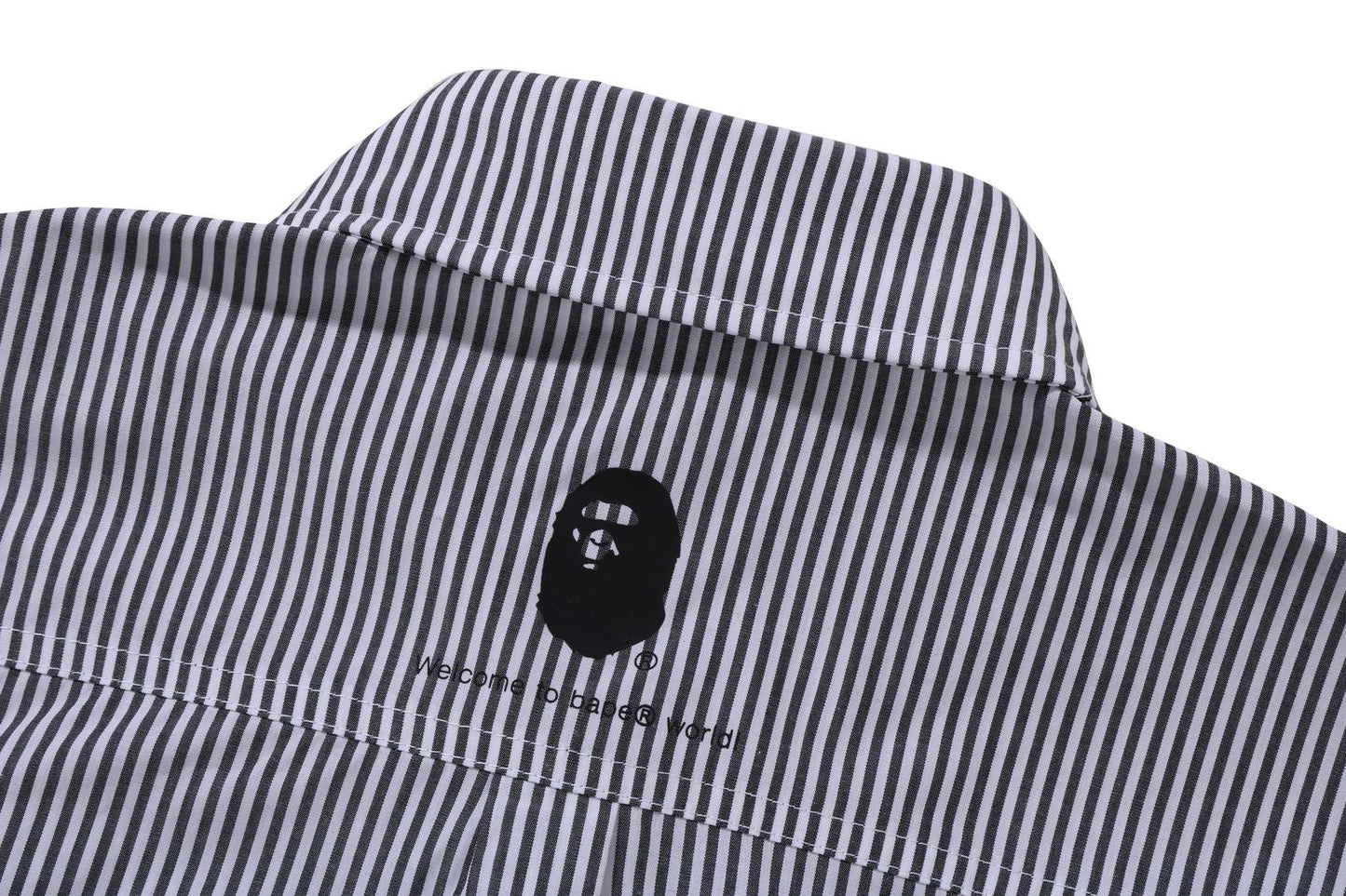 BAPE ONE POINT STRIPE BD SHIRT