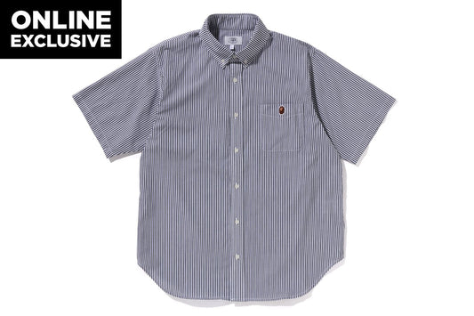 BAPE ONE POINT STRIPE BD SHIRT