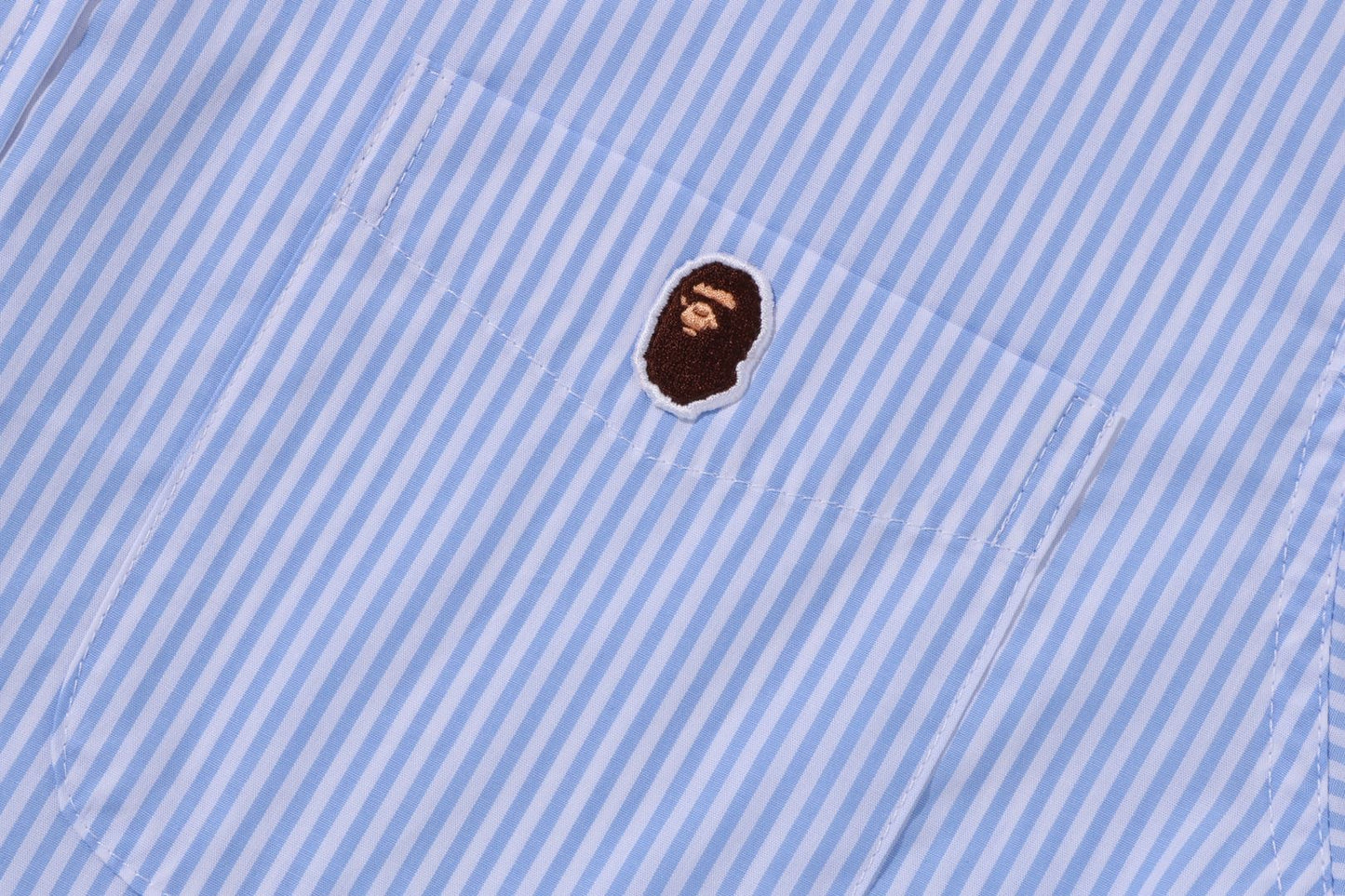 BAPE ONE POINT STRIPE BD SHIRT