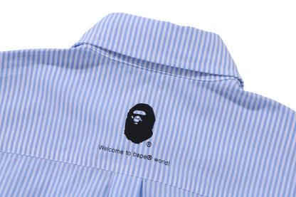 BAPE ONE POINT STRIPE BD SHIRT