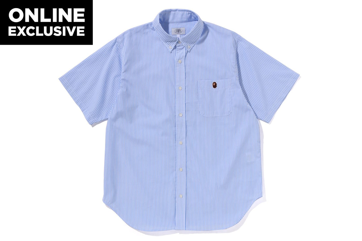 BAPE ONE POINT STRIPE BD SHIRT