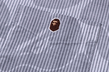 BAPE STRIPE CAMO RELAXED FIT SS SHIRT