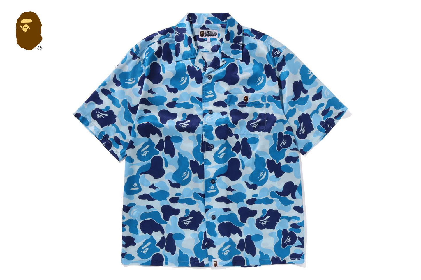 BAPE ABC CAMO 開襟短袖襯衫