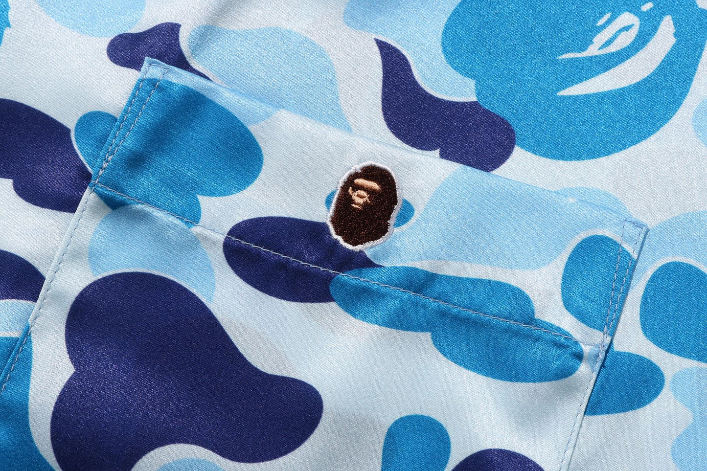 BAPE ABC CAMO 開襟短袖襯衫