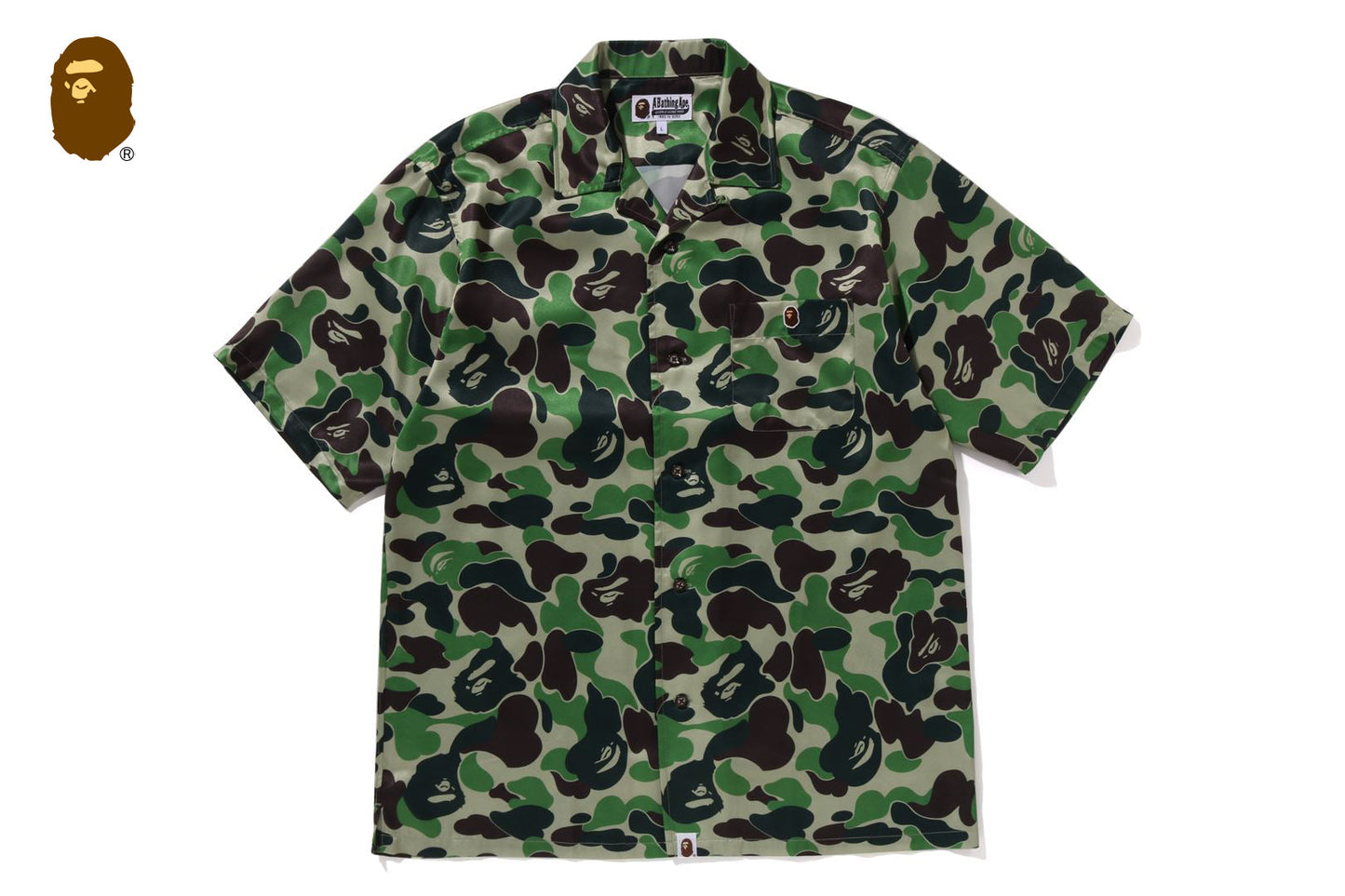 BAPE ABC CAMO 開襟短袖襯衫