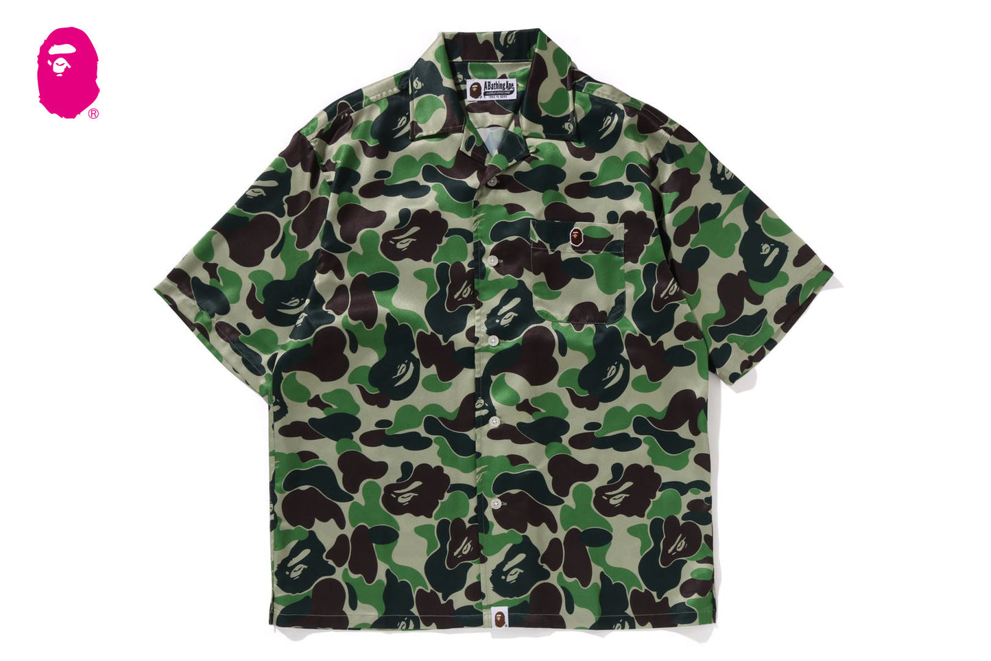 BAPE ABC CAMO 開襟襯衫