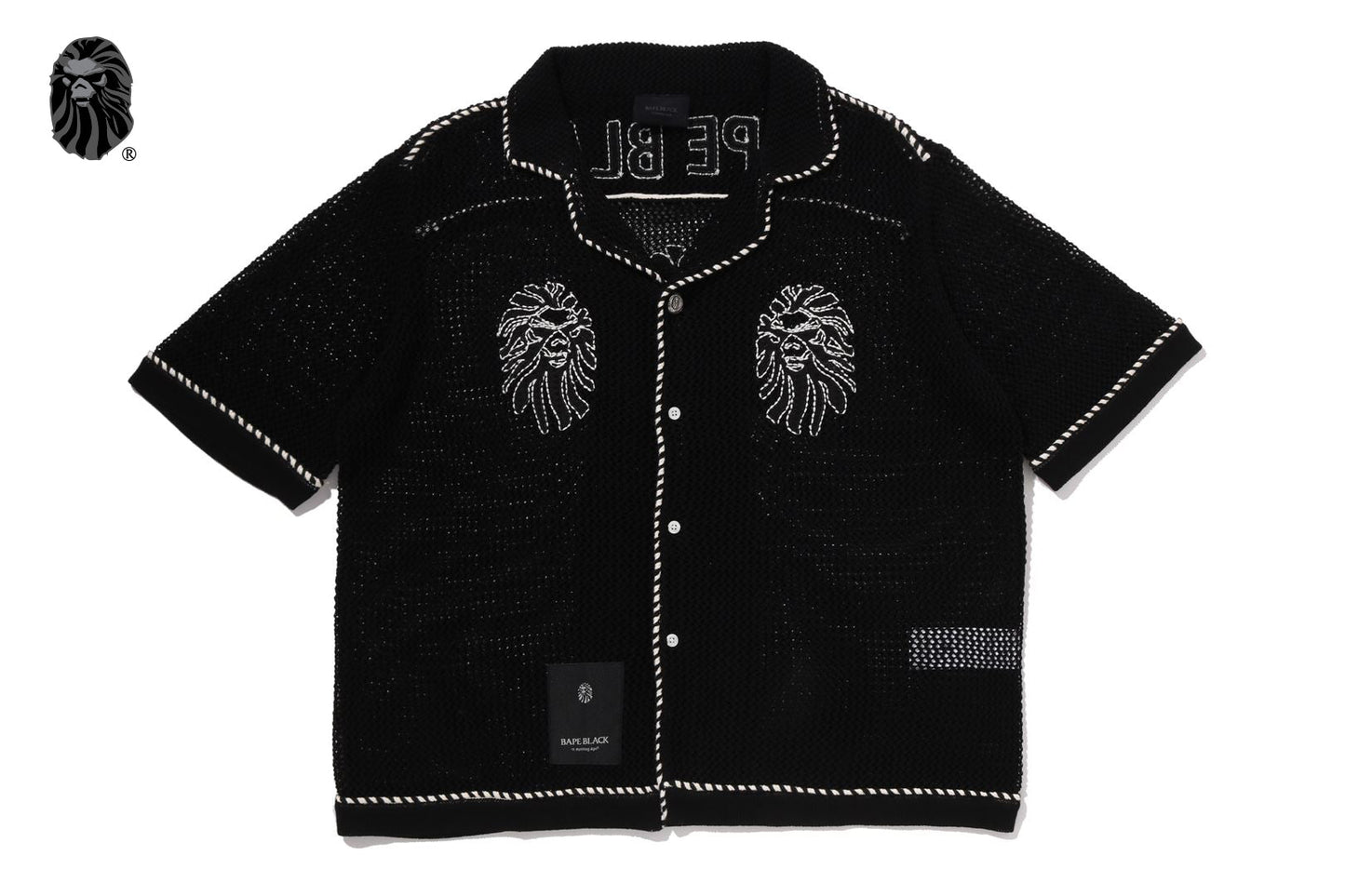 BAPE BLACK 2 HEADED BAPE CROCHET SET #1
