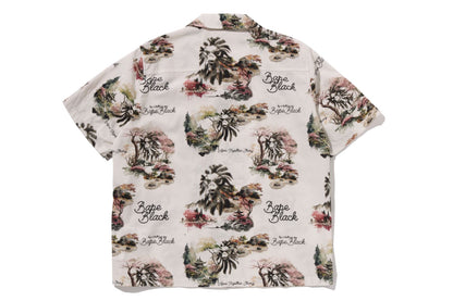 BAPE 黑色印花夏威夷套裝 #1