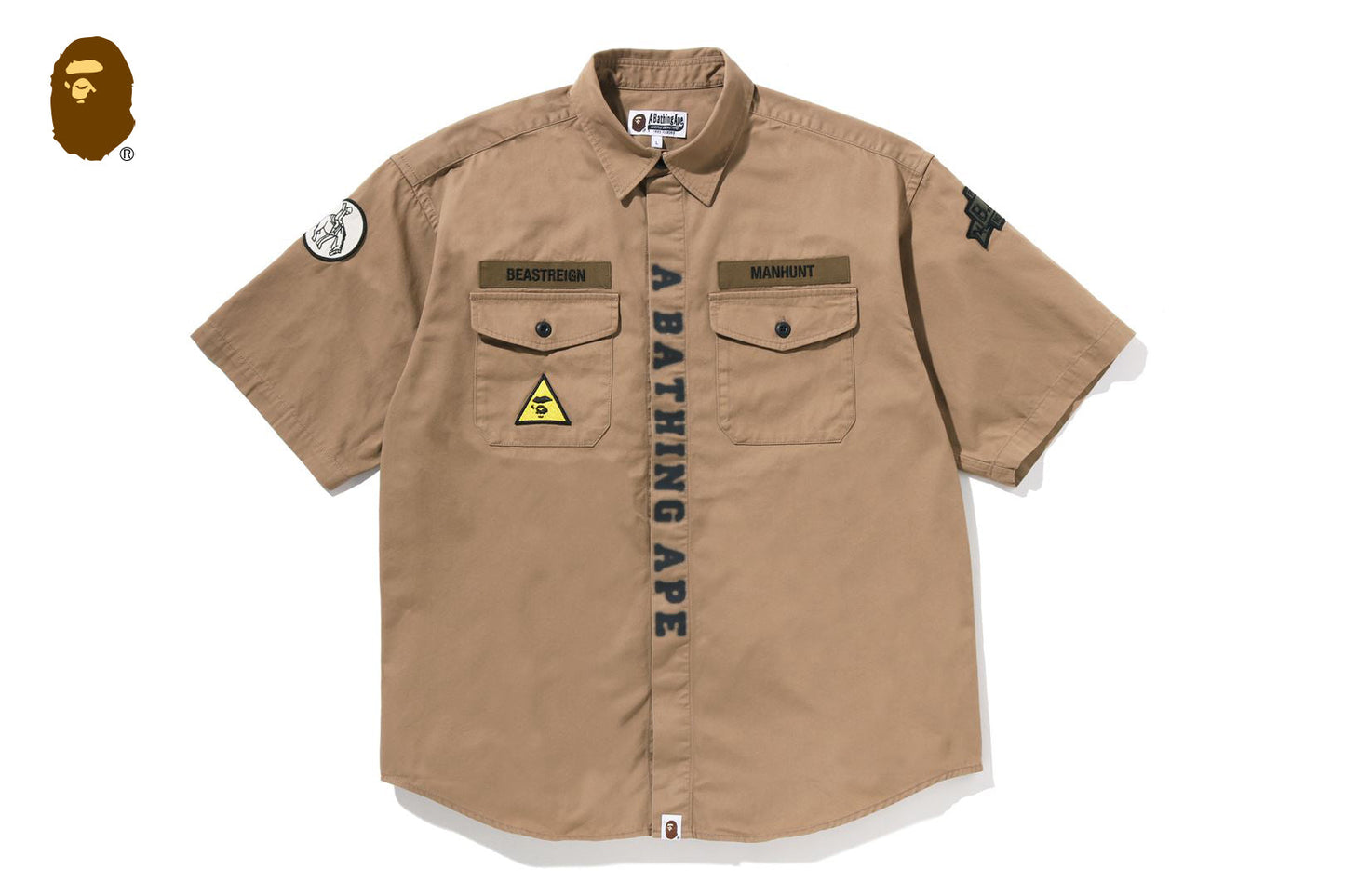BAPE MULTI PATCH CPO SS SHIRT