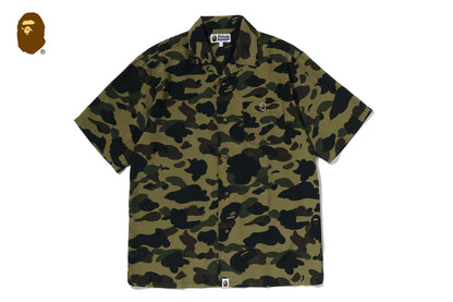 BAPE 1ST CAMO 開襟短袖襯衫