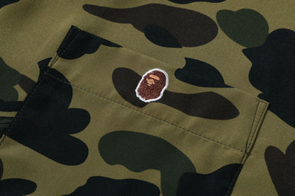 BAPE 1ST CAMO 開襟短袖襯衫
