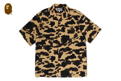 BAPE 1ST CAMO 開襟短袖襯衫